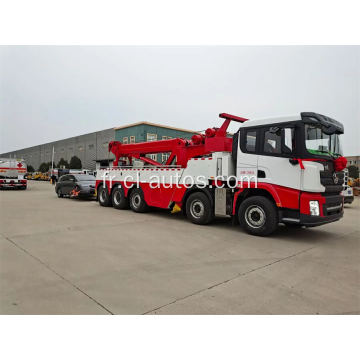 Shacman 10x4 5 essieux 360 degrés 60 tons Rotation Wrecker Trucker